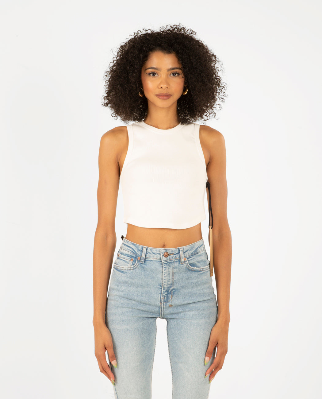 Syndicate Tank White Women Tees + Tanks KSUBI