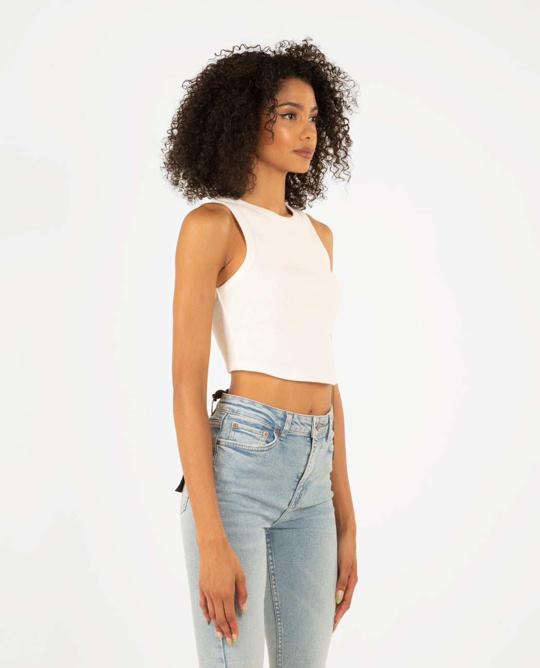 Syndicate Tank White Women Tees + Tanks KSUBI