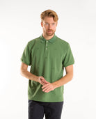 Scripts Pique Polo Men Shirts MALBON GOLF