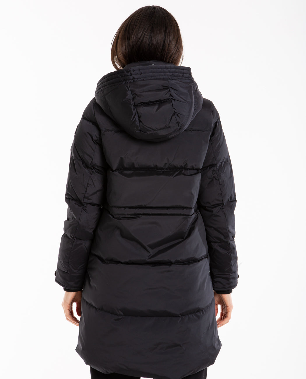 Puffy Parka Jacket Black American Rag Cie