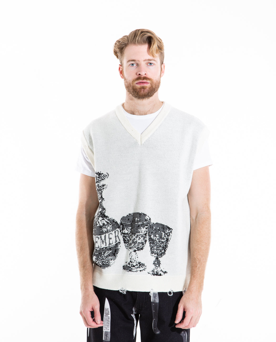 Crystal Vest Men Sweaters + Sweatshirts PAS DE MER