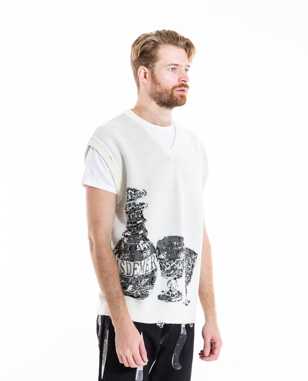 Crystal Vest Men Sweaters + Sweatshirts PAS DE MER