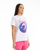 Basic Jersey Dolphin Relaxed Tee Women Tees + Tanks GANNI