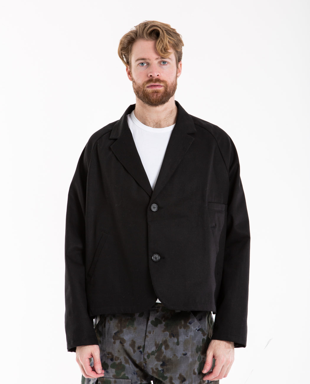 Oversized Blazer Black Men Coats + Jackets BRICKS & WOOD