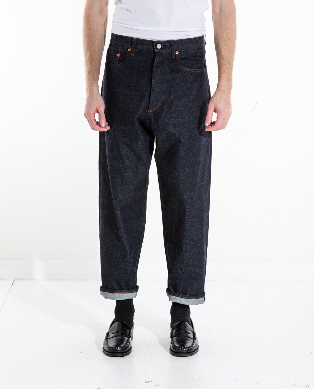 12.9 0Z Selvage Denim Pant – American Rag Cie