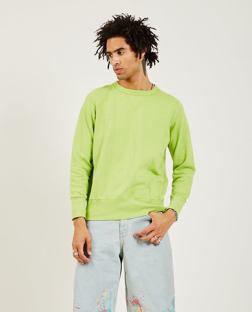 Bay Meadows Sweatshirt Acid Green-LEVI'S VINTAGE CLOTHING-American Rag Cie