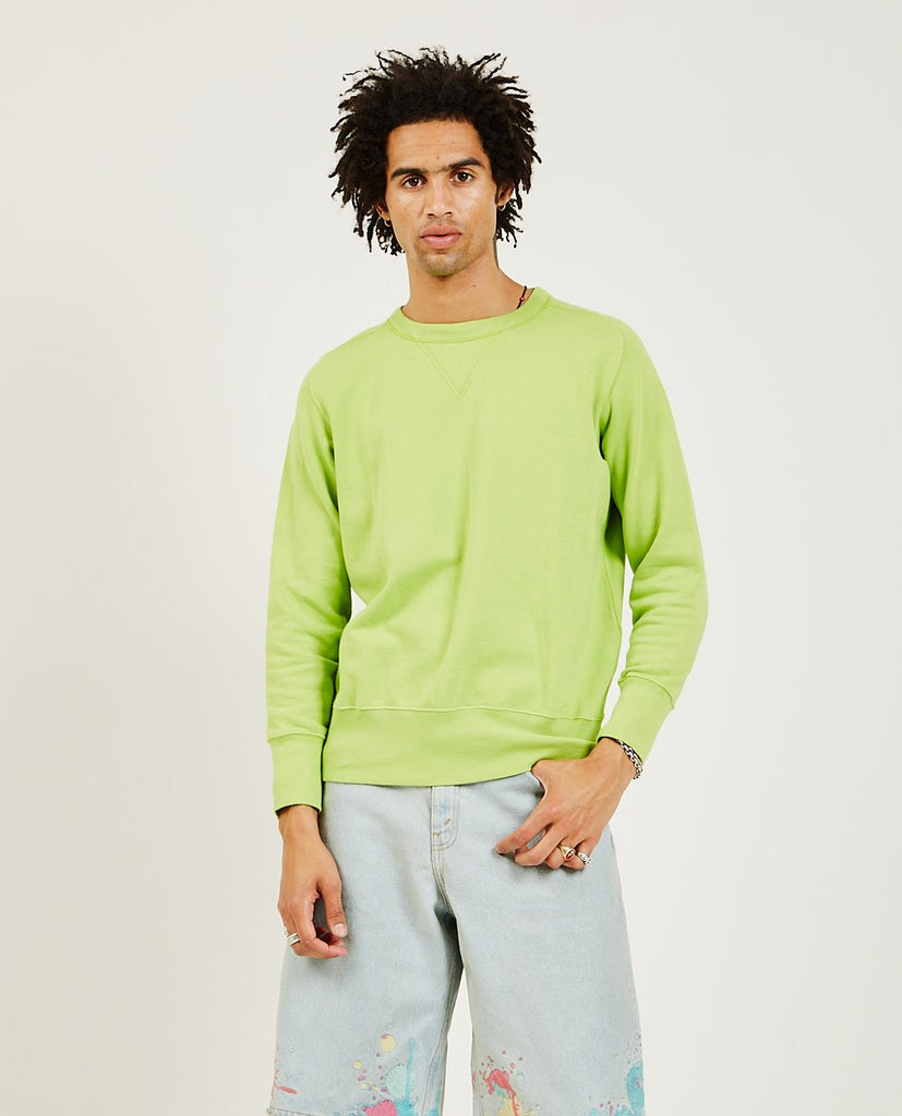 Bay Meadows Sweatshirt Acid Green-LEVI'S VINTAGE CLOTHING-American Rag Cie