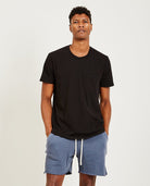 Classic Pocket Tee Jet Black-LES TIEN-American Rag Cie