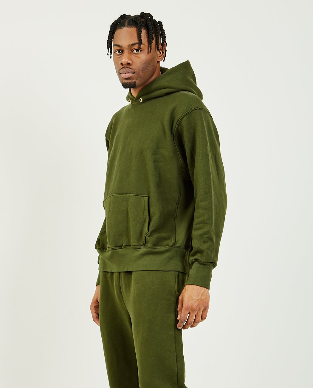 Cropped Hoodie Forest-LES TIEN-American Rag Cie