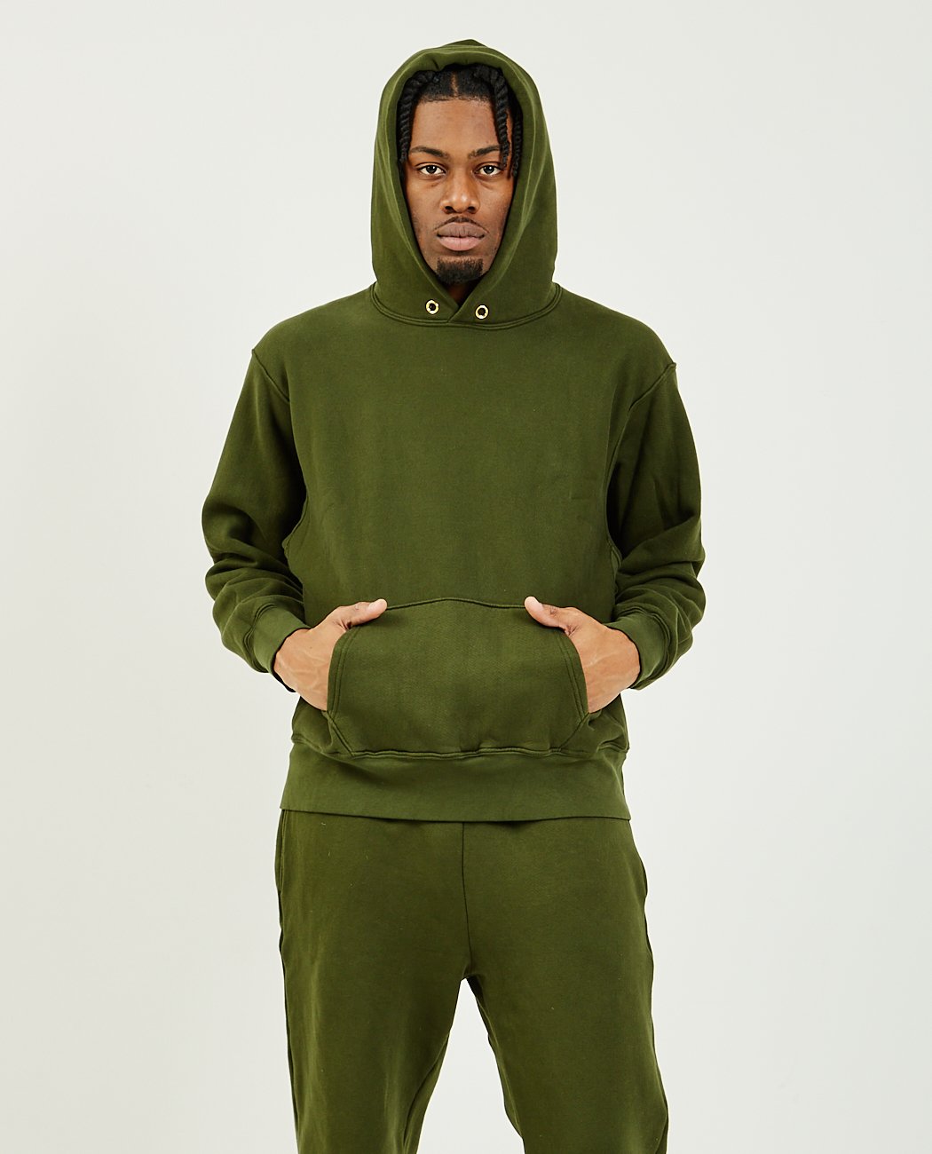 Cropped Hoodie Forest-LES TIEN-American Rag Cie