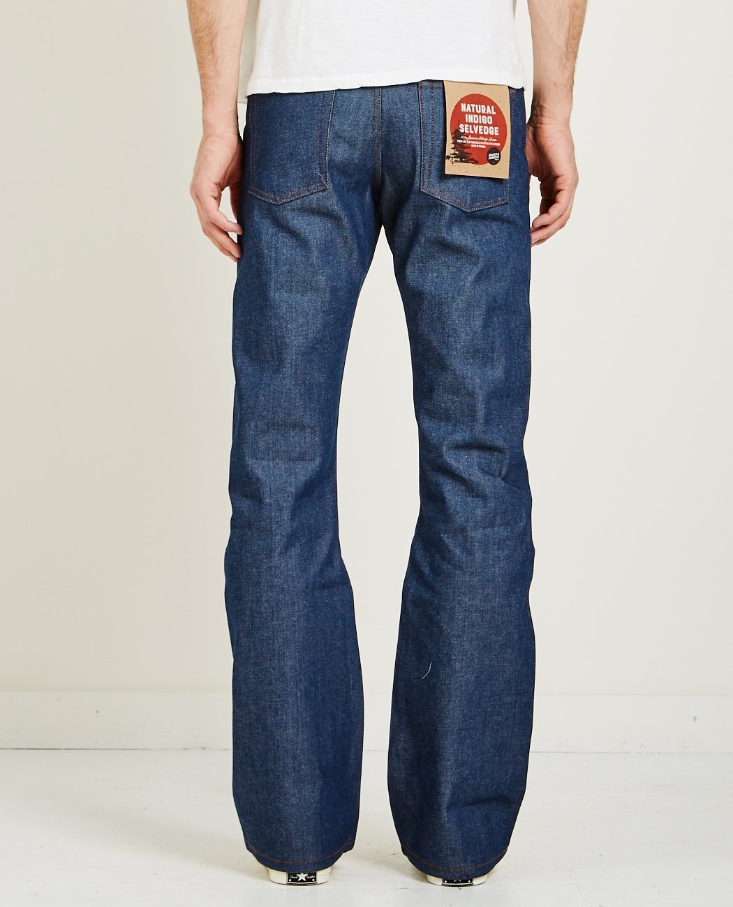 GROOVY GUY NATURAL INDIGO SELVEDGE-NAKED & FAMOUS-American Rag Cie