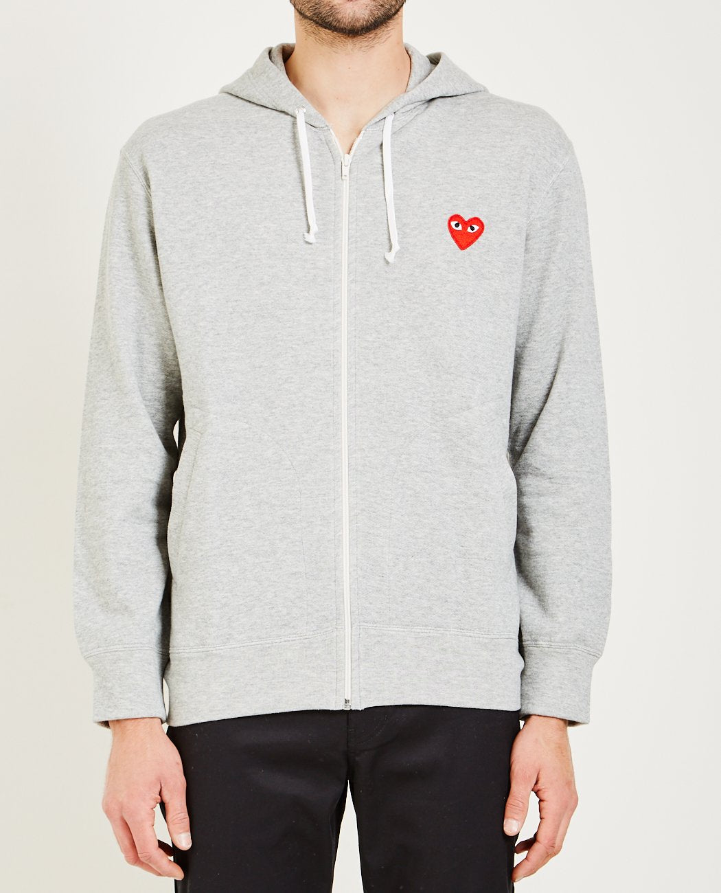 Red Heart Zip Hoodie - Main Image