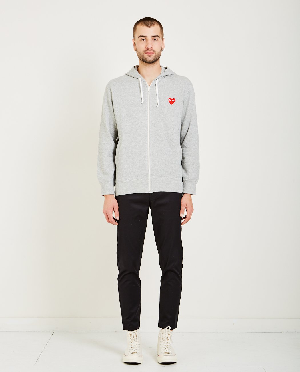 Red Heart Zip Hoodie - Main Image