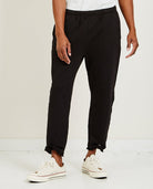 Snap Front Pant Jet Black-LES TIEN-American Rag Cie