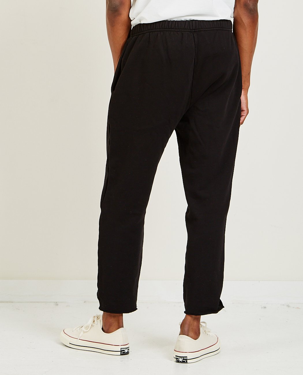 Snap Front Pant Jet Black-LES TIEN-American Rag Cie