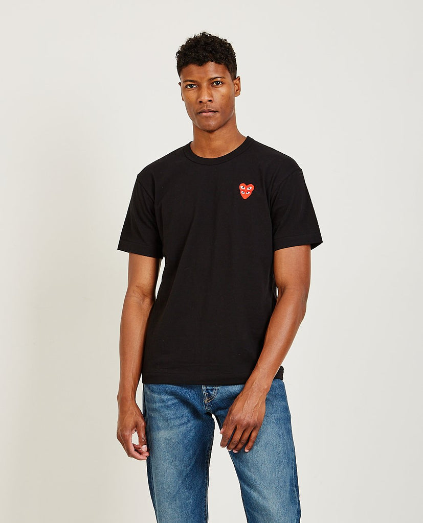 Stacked Red Heart Tee-COMME DES GARÇONS PLAY-American Rag Cie