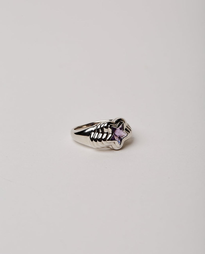 Starstruck Ring Lilac Silver-JULY CHILD-American Rag Cie