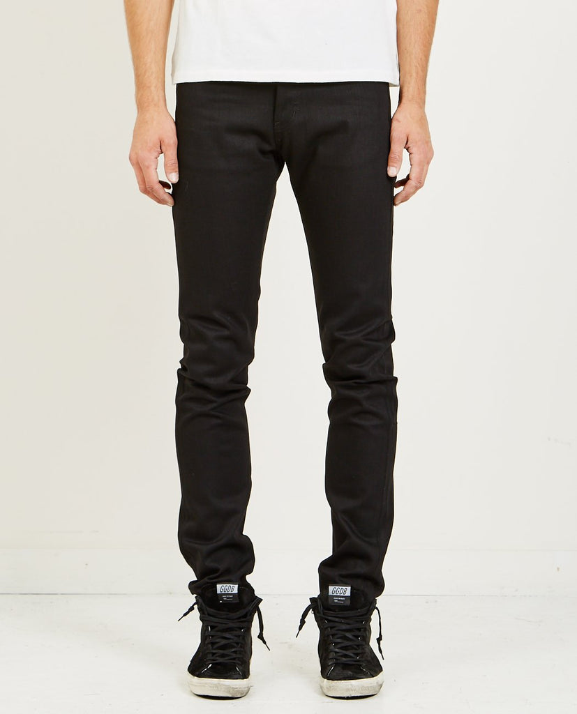 Super Guy Solid Black Selvedge Jean-NAKED & FAMOUS-American Rag Cie