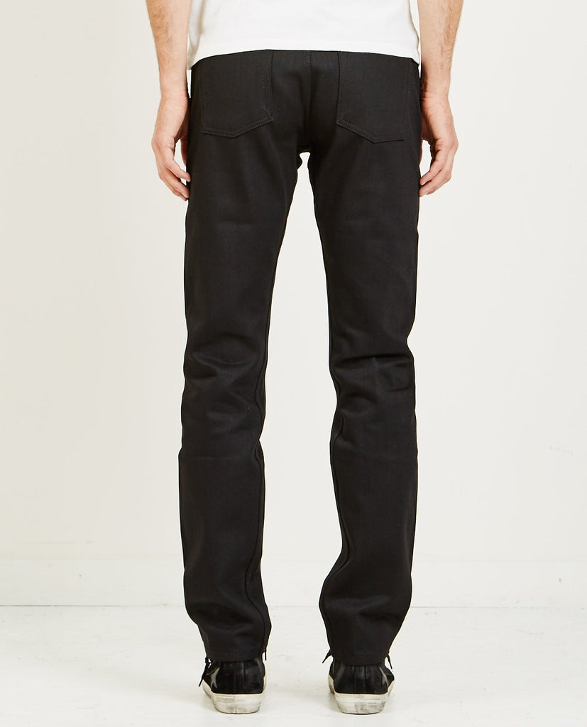 Weird Guy Solid Black Selvedge Jean-NAKED & FAMOUS-American Rag Cie